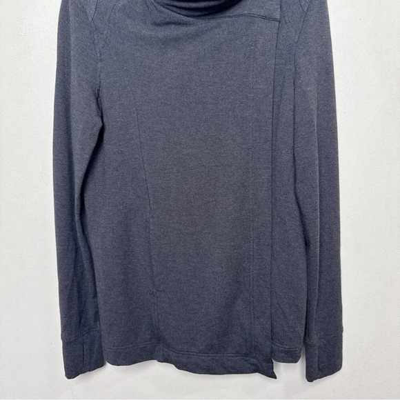 Lululemon Womens 8 Coast Wrap Heathered Black - Picture 6 of 16